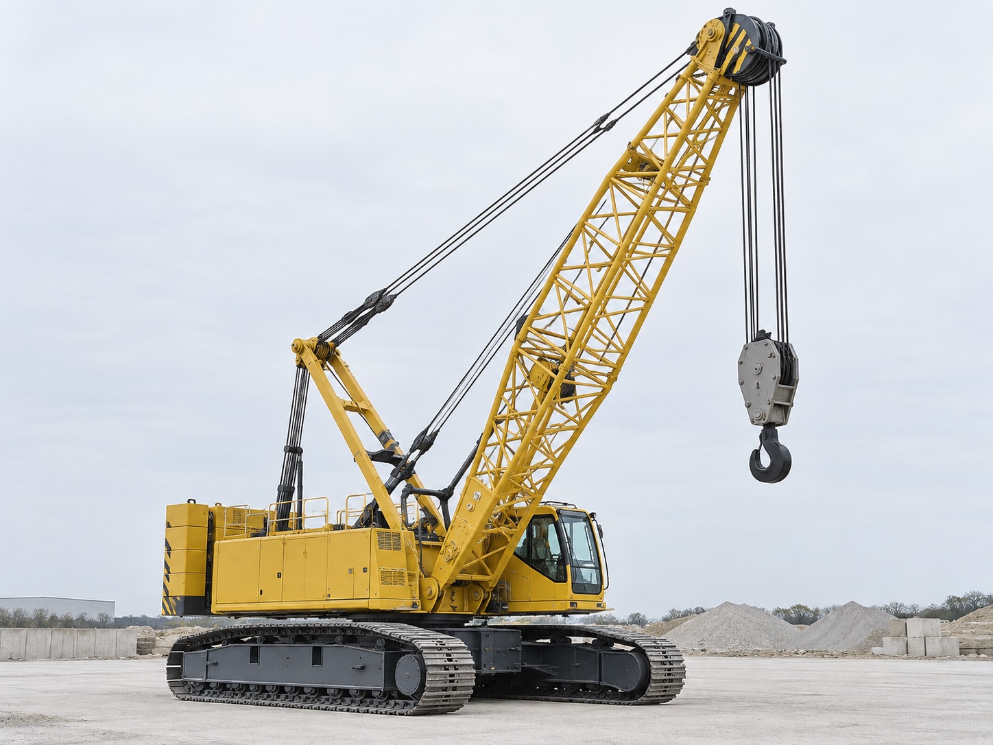Illustrative Crawler cranes