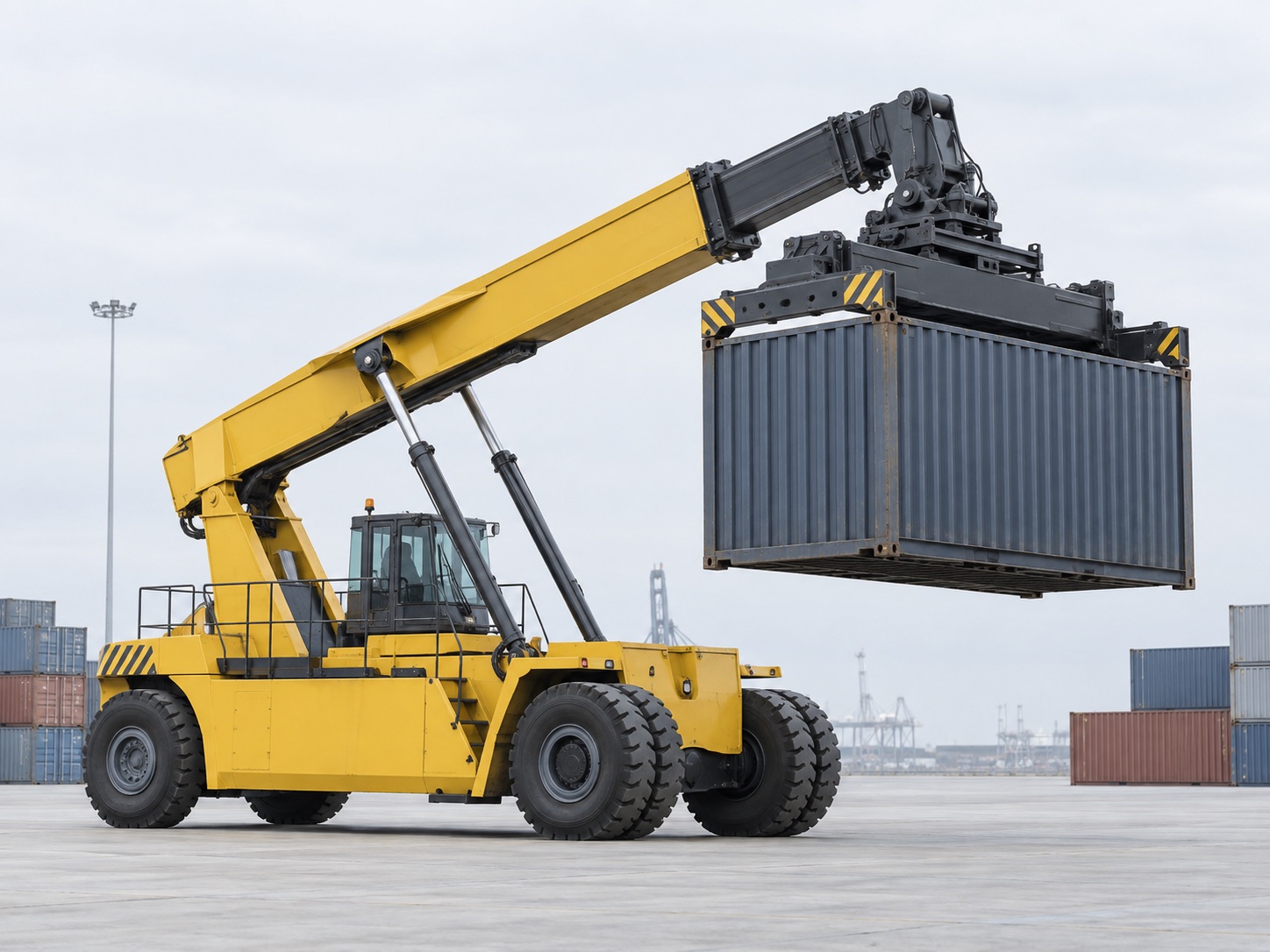 Illustrative Reach stackers