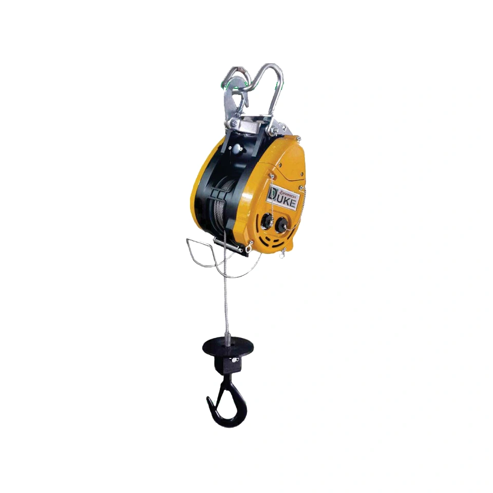250kg Duke Mini Electric Hoists and Builder’s Hoist — DU-250A — catalogue photograph