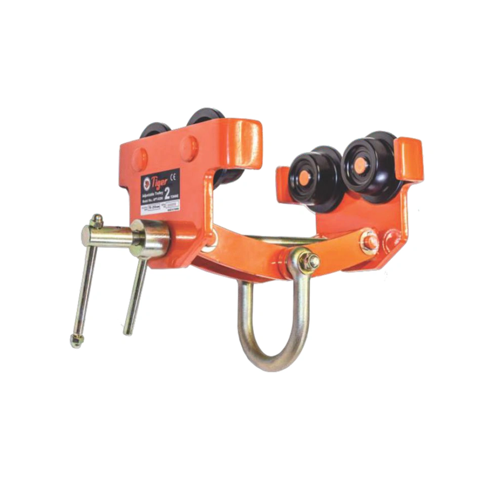 6T Tiger Adjustable Trolley and Universal Lifting Beam Clamp — BTAPT060 — catalogue photograph